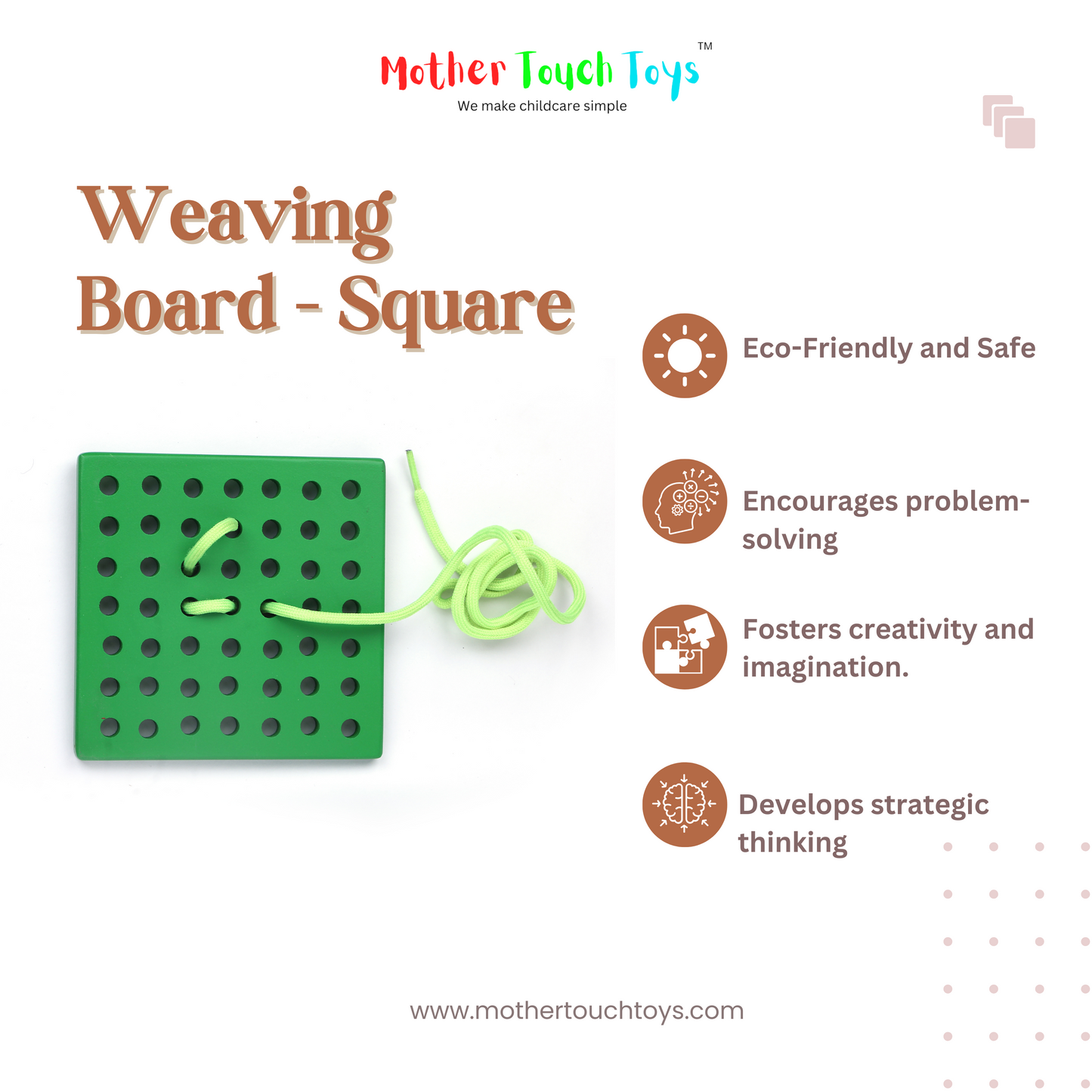 Weaving board - Sqaure