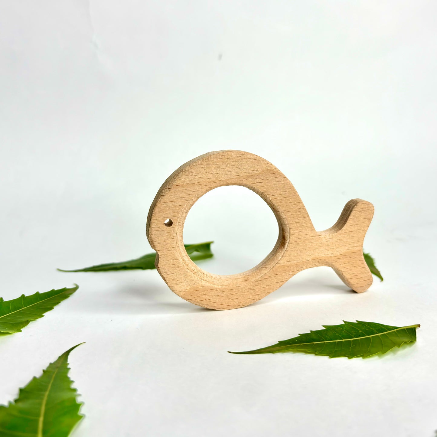 Neem Wood Teether Fish